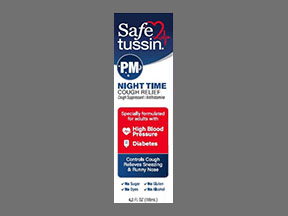Safe Tussin Pm