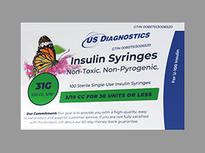 Insulin Syringe-Needle U-100