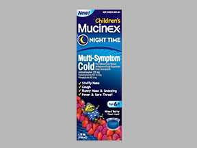 Mucinex Ms Cold Night Children
